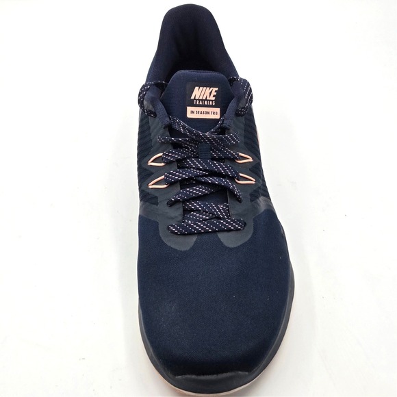 Nike In-Season TR 8 Navy Coral Women's Training Shoes Size 9 - Picture 4 of 5